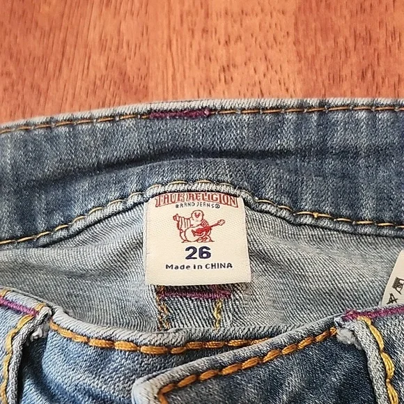True Religion Straight Leg Jeans - Picture 3 of 5